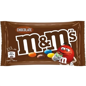 (Gratis ved køb for 600kr) M&M's - Chokolade 45g
